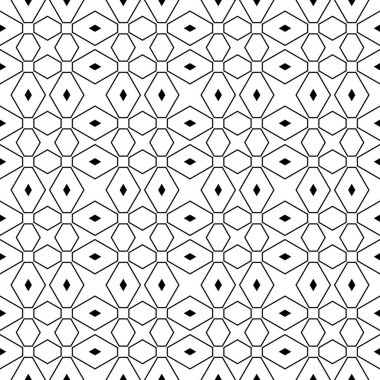 Soyut ince çizgili, kusursuz desen. Doğrusal süslemeli geometrik arkaplan. Paket kağıdı. Vektör illüstrasyonu.           