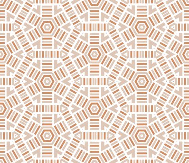 Soyut jeo-kusursuz desen. Altıgen çizgili çizgili geometrik arkaplan. Paket kağıdı. Vektör illüstrasyonu.               