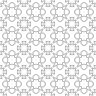 Soyut ince çizgili, kusursuz desen. Doğrusal süslemeli geometrik arkaplan. Paket kağıdı. Vektör illüstrasyonu.             