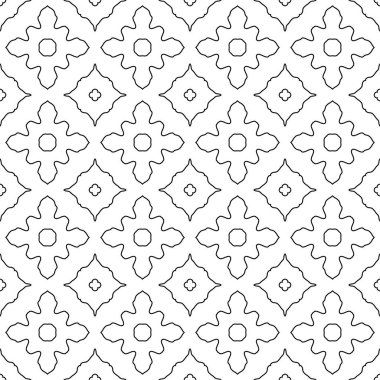 Soyut ince çizgili, kusursuz desen. Doğrusal süslemeli geometrik arkaplan. Paket kağıdı. Vektör illüstrasyonu.             