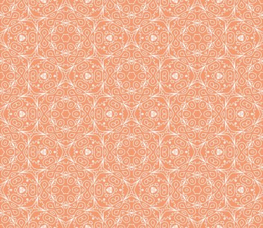 Soyut ince çizgi, kıvrımlı, pürüzsüz desen. Doğrusal süslemeli geometrik arkaplan. Paket kağıdı. Vektör illüstrasyonu.              