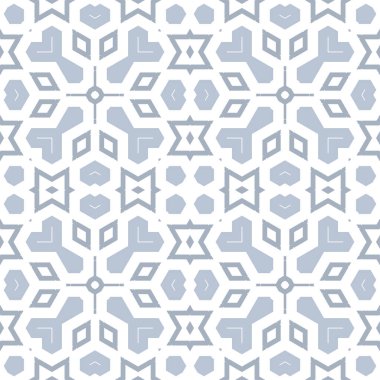 Çizgi film geometrik doğrusal kusursuz desen. Farklı coğrafi şekillere sahip fantezi doğulu mozaik arka plan. Arabesk kiremit ambalaj kağıdı. Vektör illüstrasyonu.      