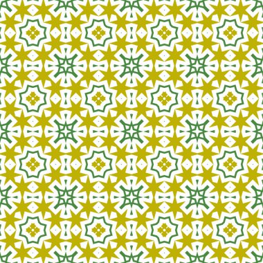 Çizgi film geometrik doğrusal kusursuz desen. Farklı coğrafi şekillere sahip fantezi doğulu mozaik arka plan. Arabesk kiremit ambalaj kağıdı. Vektör illüstrasyonu.      