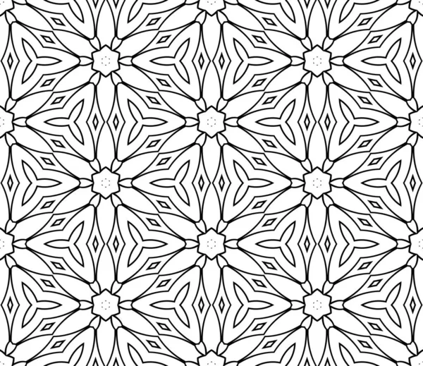 Patrón Sin Costura Línea Delgada Abstracta Fondo Geométrico Ornamental Lineal — Archivo Imágenes Vectoriales