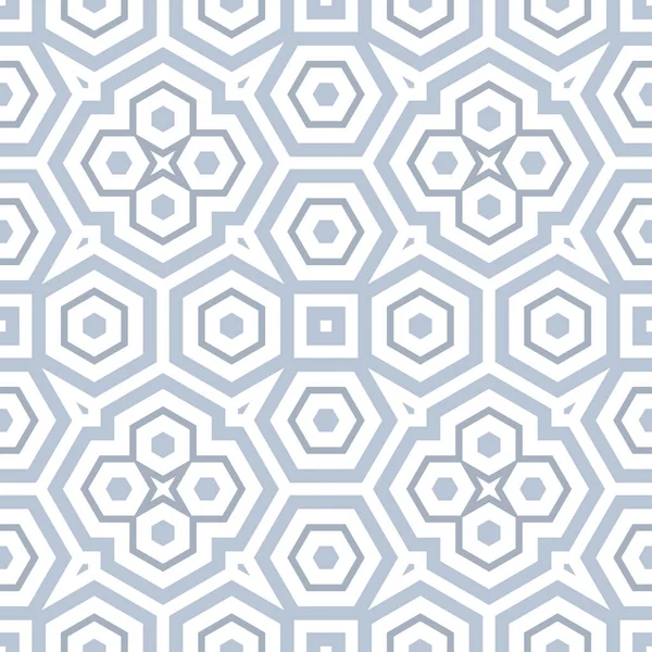 Cartoon Geometrisches Lineares Nahtloses Muster Fantasie Orientalischen Mosaik Hintergrund Mit — Stockvektor