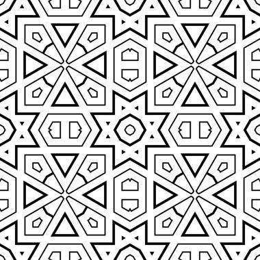 Soyut ince çizgili, kusursuz desen. Doğrusal süslemeli geometrik arkaplan. Paket kağıdı. Vektör illüstrasyonu.         