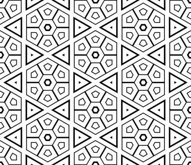 Soyut ince çizgili, kusursuz desen. Doğrusal süslemeli geometrik arkaplan. Paket kağıdı. Vektör illüstrasyonu.         