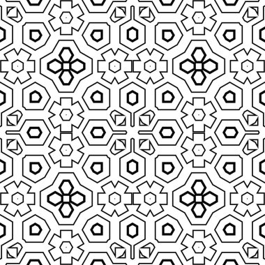 Soyut ince çizgili, kusursuz desen. Doğrusal süslemeli geometrik arkaplan. Paket kağıdı. Vektör illüstrasyonu.         