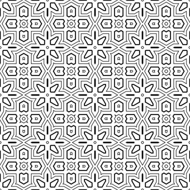 Soyut ince çizgili, kusursuz desen. Doğrusal süslemeli geometrik arkaplan. Paket kağıdı. Vektör illüstrasyonu.         