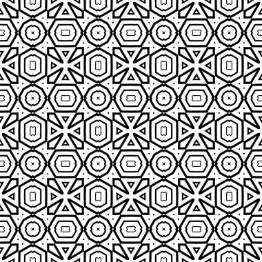 Soyut ince çizgili, kusursuz desen. Doğrusal süslemeli geometrik arkaplan. Paket kağıdı. Vektör illüstrasyonu.         