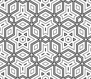 Soyut ince çizgili, kusursuz desen. Doğrusal süslemeli geometrik arkaplan. Paket kağıdı. Vektör illüstrasyonu.          