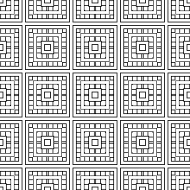 Soyut ince çizgili, kusursuz desen. Doğrusal süslemeli geometrik arkaplan. Paket kağıdı. Vektör illüstrasyonu.          