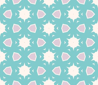 Renkli, soyut, kusursuz mozaik desen. Fayanssal geometrik arka plan. Paket kağıdı. Vektör illüstrasyonu.        