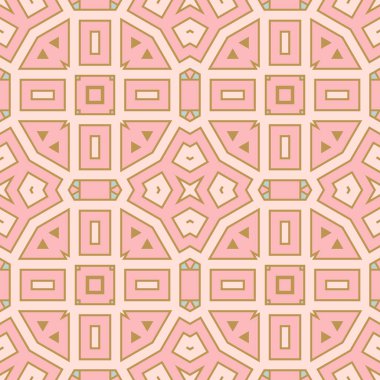 Soyut ince çizgili, kusursuz desen. Doğrusal süslemeli geometrik arkaplan. Paket kağıdı. Vektör illüstrasyonu.           