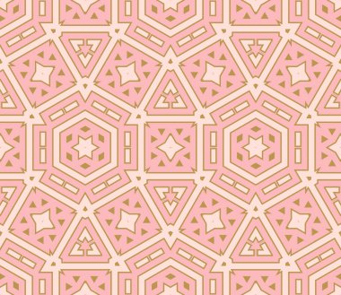 Soyut ince çizgili, kusursuz desen. Doğrusal süslemeli geometrik arkaplan. Paket kağıdı. Vektör illüstrasyonu.           