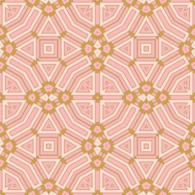 Soyut ince çizgili, kusursuz desen. Doğrusal süslemeli geometrik arkaplan. Paket kağıdı. Vektör illüstrasyonu.           