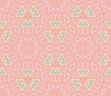 Soyut ince çizgili, kusursuz desen. Doğrusal süslemeli geometrik arkaplan. Paket kağıdı. Vektör illüstrasyonu.           