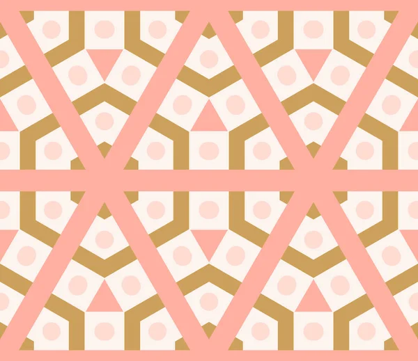 Abstract Geometrisch Naadloos Patroon Decoratieve Geometrische Achtergrond Mozaïek Staart Papier — Stockvector