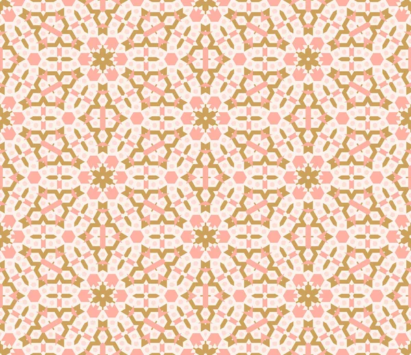 Soyut geometrik dikişsiz desen. Süslü geometrik arka plan. Mozaik, kuyruk. Paket kağıdı. Vektör illüstrasyonu.          