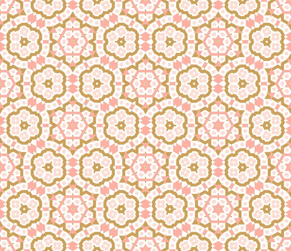 Soyut geometrik dikişsiz desen. Süslü geometrik arka plan. Mozaik, kuyruk. Paket kağıdı. Vektör illüstrasyonu.          