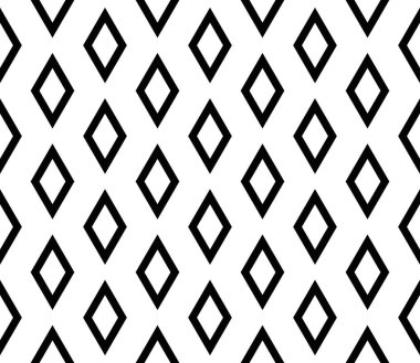 Eşkenar dörtgenli kusursuz soyut bir arkaplan. Sonsuz geometrik desen. Kusursuz geometrik desen. Vektör illüstrasyonu.