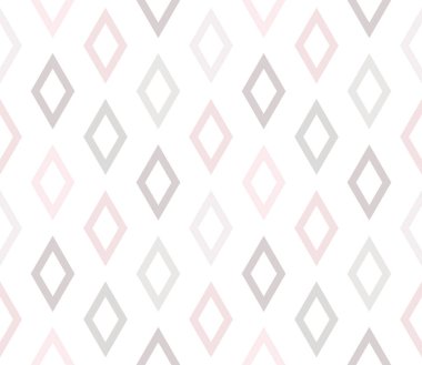 Eşkenar dörtgenli kusursuz soyut bir arkaplan. Sonsuz geometrik desen. Vektör illüstrasyonu.