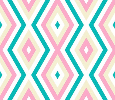 Eşkenar dörtgenli kusursuz soyut bir arkaplan. Sonsuz geometrik desen. Kusursuz geometrik desen. Vektör illüstrasyonu.