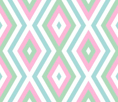 Eşkenar dörtgenli kusursuz soyut bir arkaplan. Sonsuz geometrik desen. Kusursuz geometrik desen. Vektör illüstrasyonu.