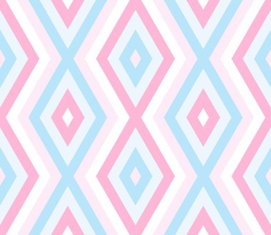 Eşkenar dörtgenli kusursuz soyut bir arkaplan. Sonsuz geometrik desen. Kusursuz geometrik desen. Vektör illüstrasyonu.