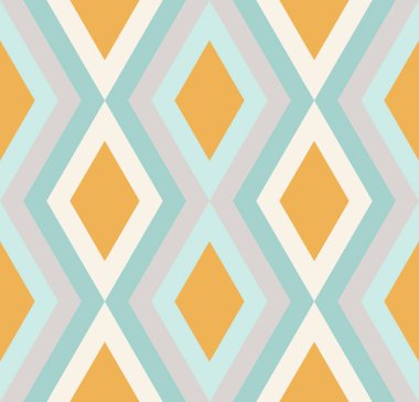 Eşkenar dörtgenli kusursuz soyut bir arkaplan. Sonsuz geometrik desen. Vektör illüstrasyonu. 