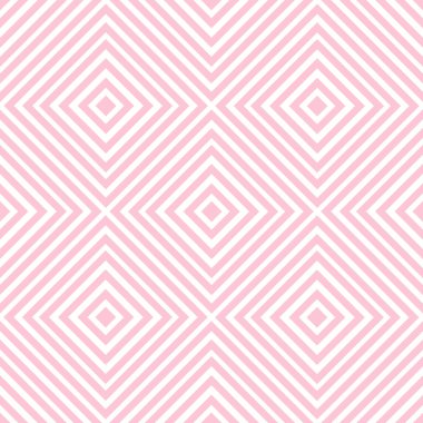 Doğrusal eşkenar dörtgen geometrik dikişsiz desen. Vektör illüstrasyonu.