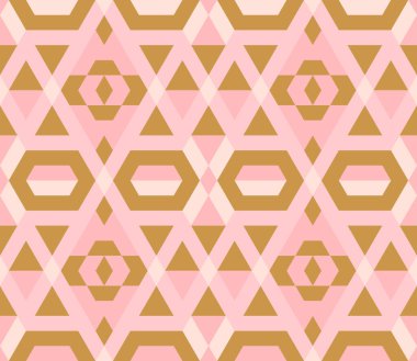 Eşkenar dörtgenli etniksiz bir model. Kabile geometrik arka planı. Vektör illüstrasyonu.