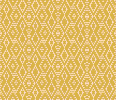 Farklı şekillere sahip soyut geometrik dikişsiz desen. Üçgenler, eşkenarlar, çizgiler. Vektör illüstrasyonu. 