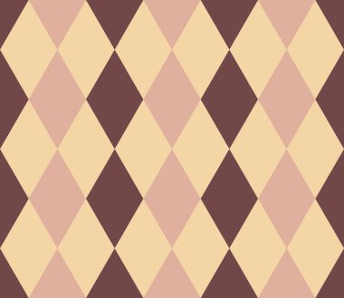 Eşkenar dörtgenli kusursuz soyut bir arkaplan. Sonsuz geometrik desen. Vektör illüstrasyonu.