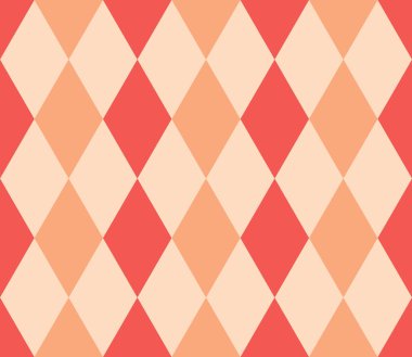 Eşkenar dörtgenli kusursuz soyut bir arkaplan. Sonsuz geometrik desen. Vektör çizimi. Kusursuz geometrik desen.