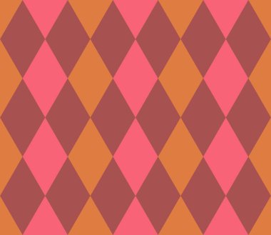 Kusursuz geometrik desen. Kusursuz soyut eşkenar dörtgen geometrik arkaplan. Sonsuz geometrik desen. Vektör illüstrasyonu.