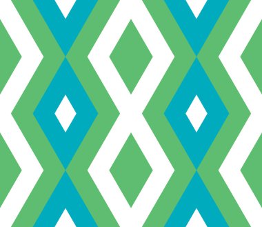 Zigzag, üçgen, eşkenar dörtgen, çizgi. Geometrik şekillerin sonsuzluk arka planı. Renkli mozaik desenli desen. Renkli geometrik arka plan. Vektör illüstrasyonu.