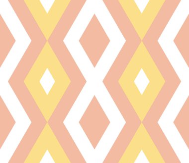 Zigzag, üçgen, eşkenar dörtgen, çizgi. Geometrik şekillerin sonsuzluk arka planı. Renkli mozaik desenli desen. Renkli geometrik arka plan. Vektör illüstrasyonu.