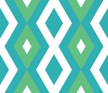 Zigzag, üçgen, eşkenar dörtgen, çizgi. Geometrik şekillerin sonsuzluk arka planı. Renkli mozaik desenli desen. Renkli geometrik arka plan. Vektör illüstrasyonu.