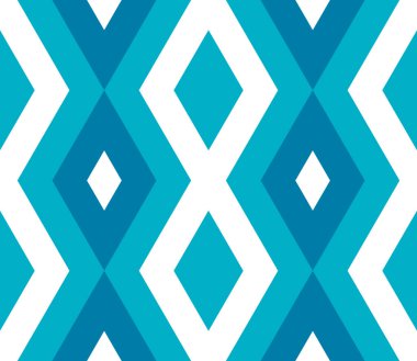 Zigzag, üçgen, eşkenar dörtgen, çizgi. Geometrik şekillerin sonsuzluk arka planı. Renkli mozaik desenli desen. Renkli geometrik arka plan. Vektör illüstrasyonu.