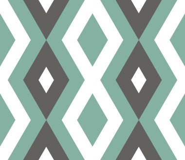 Zigzag, üçgen, eşkenar dörtgen, çizgi. Geometrik şekillerin sonsuzluk arka planı. Renkli mozaik desenli desen. Renkli geometrik arka plan. Vektör illüstrasyonu.