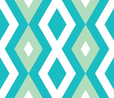 Zigzag, üçgen, eşkenar dörtgen, çizgi. Geometrik şekillerin sonsuzluk arka planı. Renkli mozaik desenli desen. Renkli geometrik arka plan. Vektör illüstrasyonu.