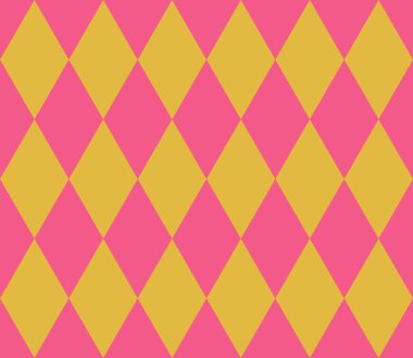 Eşkenar dörtgenli, soyut geometrik, dikişsiz desen. Geometrik şekillerin sonsuz arkaplanı. Vektör illüstrasyonu.