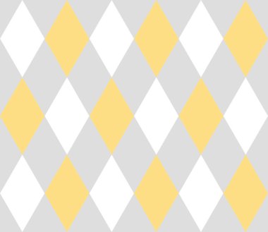 Eşkenar dörtgenli, soyut geometrik, dikişsiz desen. Geometrik şekillerin sonsuz arkaplanı. Vektör illüstrasyonu.