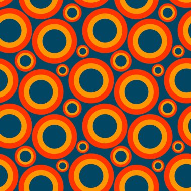 Geometrik şekilleri, halkaları, daireleri olan renksiz desenler. Paket kağıdı, arka plan. Vektör illüstrasyonu.