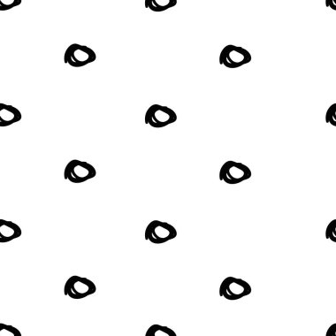 Beyaz arka planda daireler ve halkalar olan soyut, pürüzsüz desen. Soyut yuvarlak, pürüzsüz desen. Vektör illüstrasyonu.