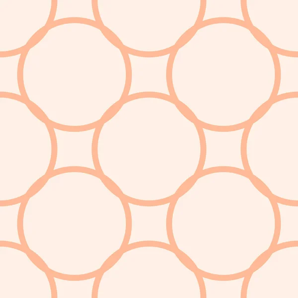 Bunte Abstrakte Runde Geonahtlose Muster Dünne Linie Kreis Geometrischen Hintergrund — Stockvektor