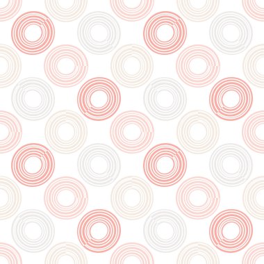 Soyut, kusursuz daireler, halkalar. Vektör illüstrasyonu. 