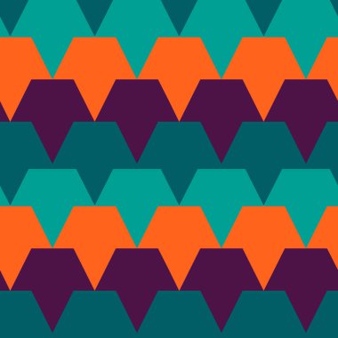 Balık pulu pürüzsüz desen. Altıgenli geometrik arkaplan. Şebeke fan motifi. Dijital kağıt. Vektör illüstrasyonu.