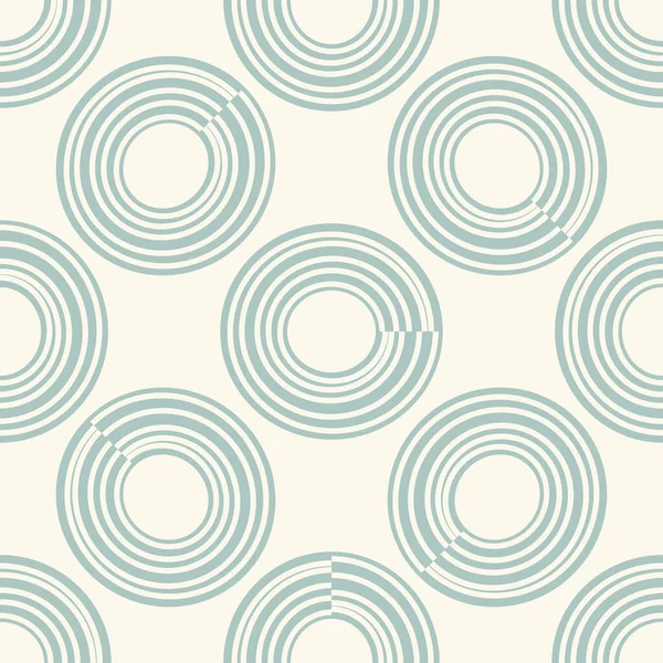 Soyut, kusursuz daireler, halkalar. Vektör illüstrasyonu. 